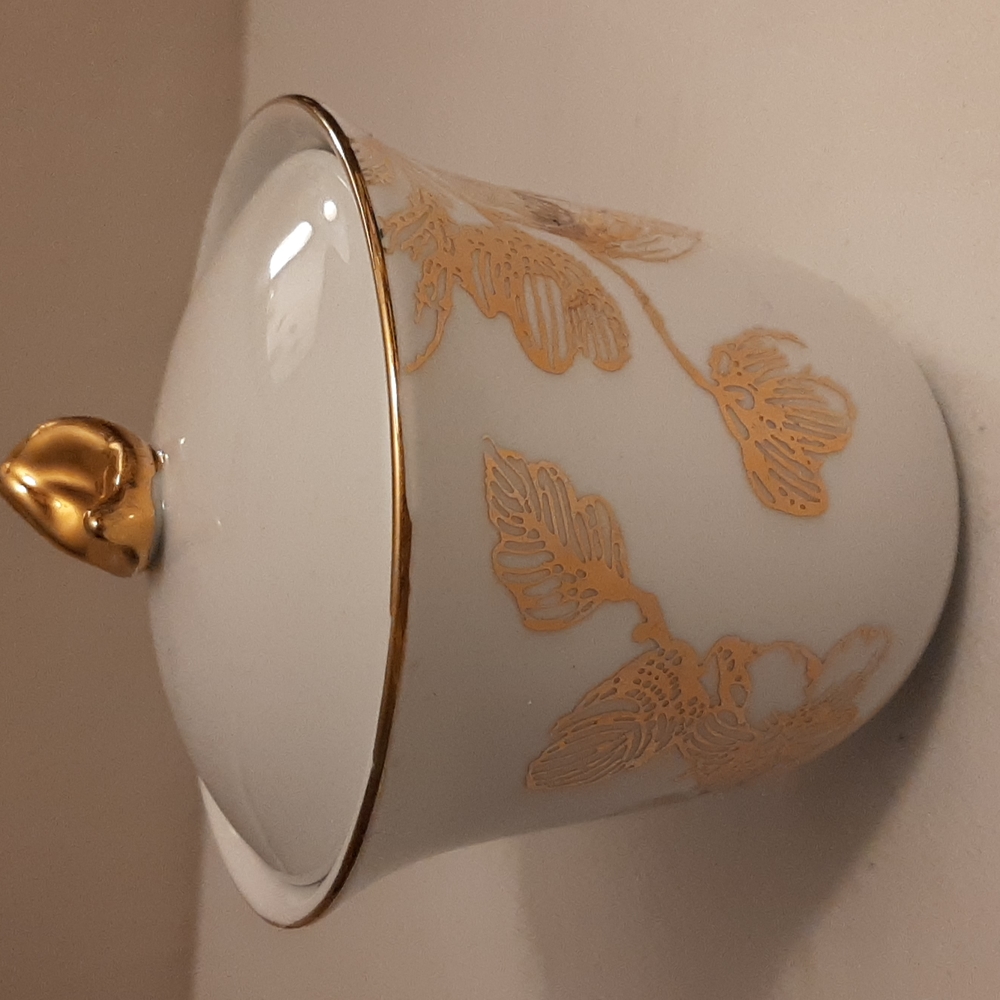 Vintage Avon Sugar Bowl 18K